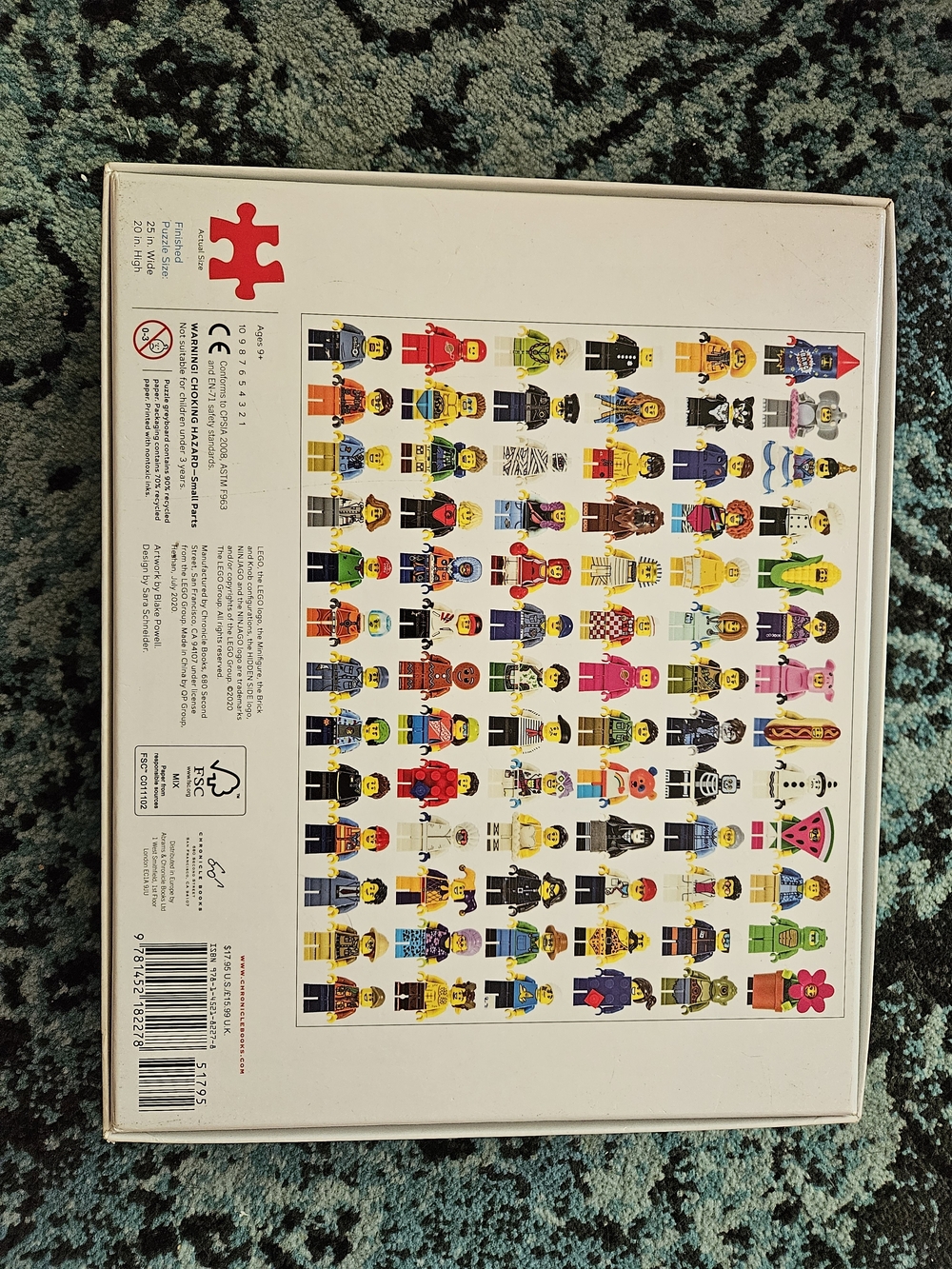 Lego Minifigure Puzzle 1000 - Picture 3 of 3